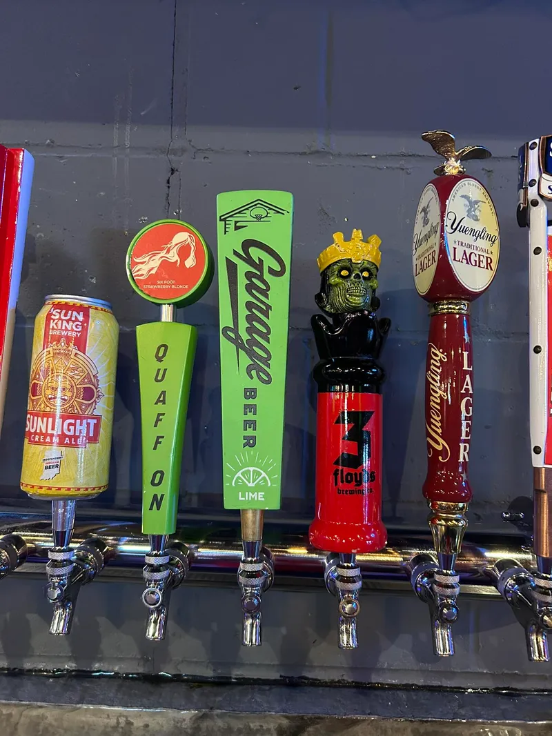 Craft beer taps at Willie's Roadhouse