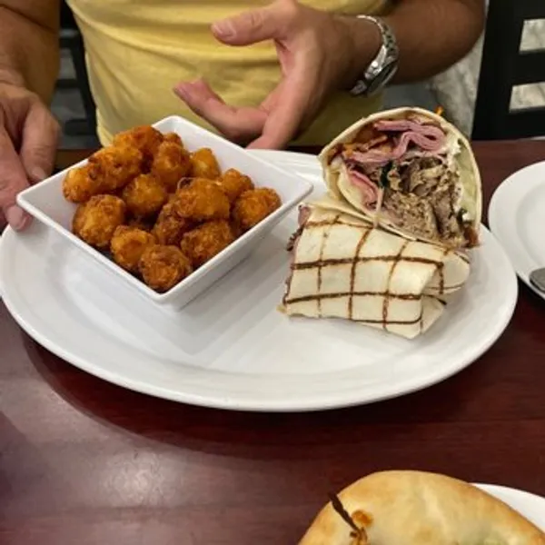 Wrap with tater tots